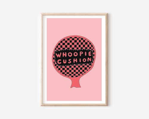 Whoopee Cushion Print (A4) | Wall Art | Wall Decor