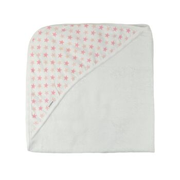 Serviette à capuche en mousseline MuslinZ Rose 2