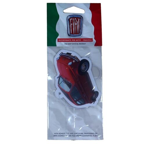 Strawberry Fiat 500 Air Freshener