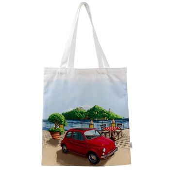 Sac à provisions réutilisable Fiat 500 Riviera