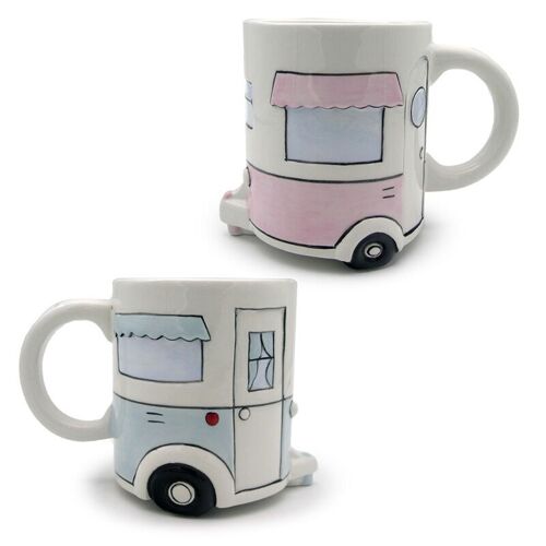 Home Is Where You Park It Caravan Ceramic Shaped Mug