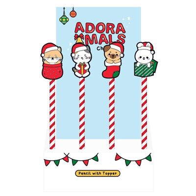 Weihnachtlicher Adoramals-Bleistift mit PVC-Deckel