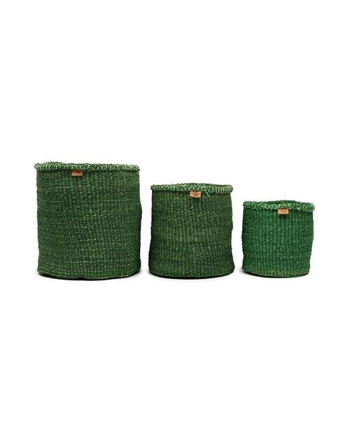 BEBA: Fern Green Woven Storage Basket