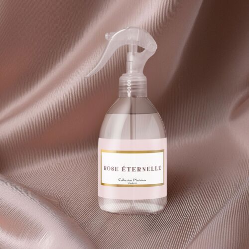 ROSE ETERNELLE Collection Platinium Spray textile d'intérieur 250ml