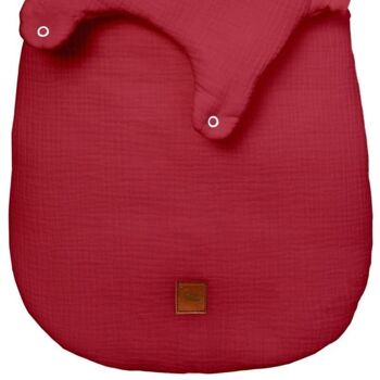 SAC DE COUCHAGE NOUVEAU-NÉ en mousseline BIO 3 TOG Fraise 3