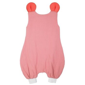 Hi Little One - gigoteuse en mousseline de coton 1 TOG SOURIS Soft Rose & Corail 3