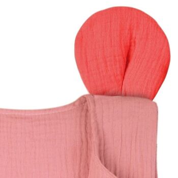 Hi Little One - gigoteuse en mousseline de coton 1 TOG SOURIS Soft Rose & Corail 7