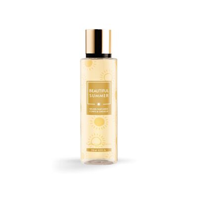 BEAUTIFUL SUMMER Colección Platinium Bruma para cuerpo y cabello 250 ml