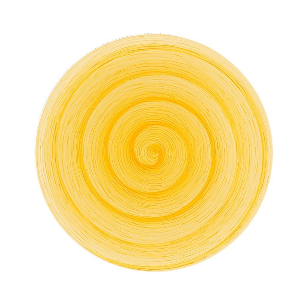 Tavolo Piatto Piano Memento - Giallo