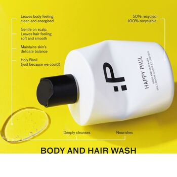 Nettoyant énergisant pour le corps et les cheveux, 300 ml 2