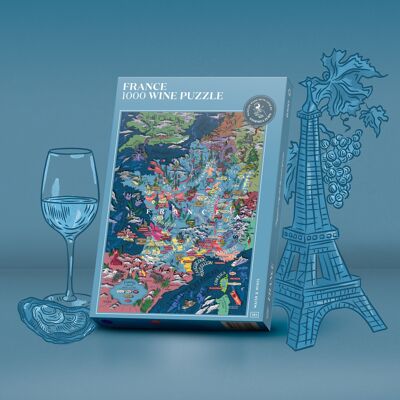 Vino Puzzle - Francia