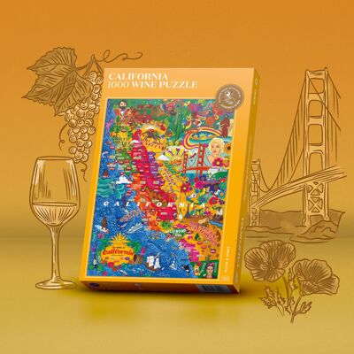 Puzzle del vino - California