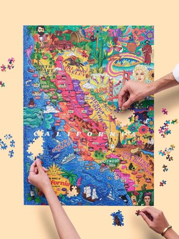 Puzzle Vin - Californie 6