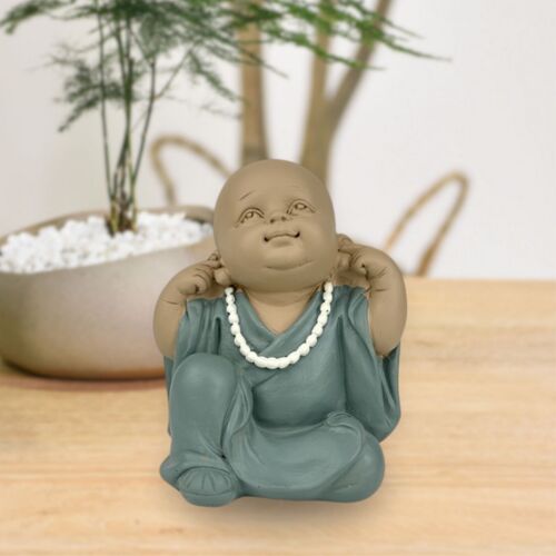 Statuette Bouddha – Bonze Rébellion – Décoration Zen et Feng Shui – Ambiance Spirituelle et Détendue – Idée Cadeau Déco