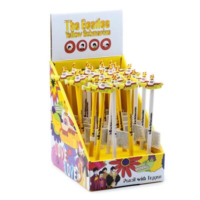 Crayon sous-marin jaune The Beatles avec surmatelas en PVC