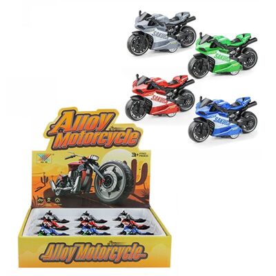 Motorrad-Rückzieh-Actionspielzeug