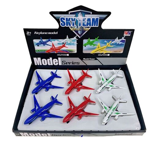 Sky Team Jet Light & Sound Friction Pull Back Action Toy