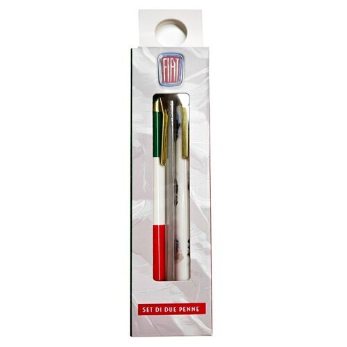 Fiat 500 Retro Pen Twin Set