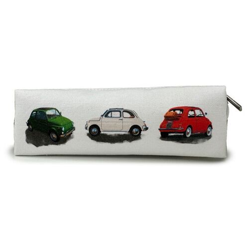 Fiat 500 Canvas Pencil Case