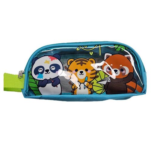 Adoramals Wild Clear Window Pencil Case