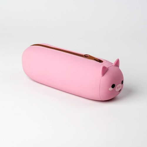 Adoramals Pig Silicone Pencil Case