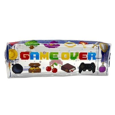 Game Over Clear Pencil Case