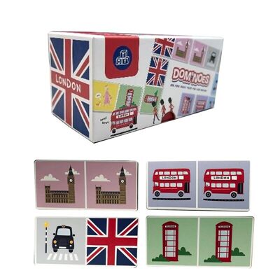 Set di domino per bambini souvenir di Londra