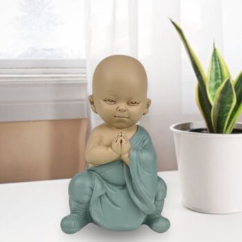 Statuette Bouddha – GongFu 1 – Décoration Zen et Feng Shui – Ambiance Spirituelle et Détendue – Idée Cadeau Déco 5