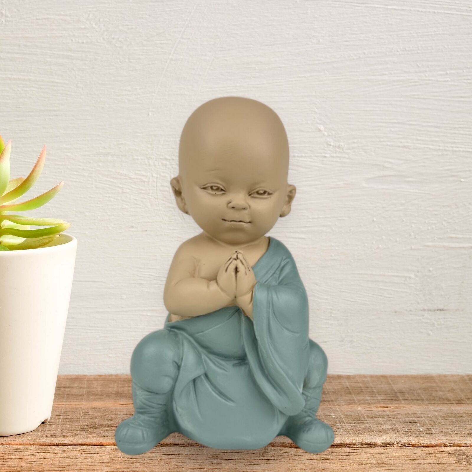 GongFu 1 statuetta di Buddha – Decorazione Zen e Feng Shui – Atmosfera spirituale e rilassata – Idea regalo decorativa