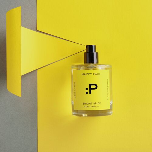 Bright Spice EDP 50ml + citrine crystal - Barrel shape