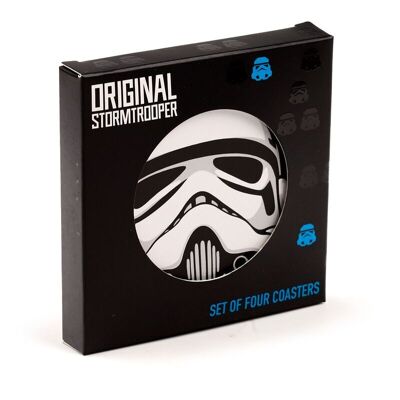 Das Original Stormtrooper-Set mit 4 Korkuntersetzern