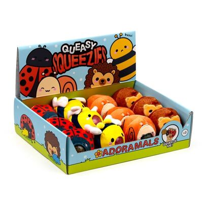 Queasy Squeezies Adoramals Jouet à presser en peluche pour jardin