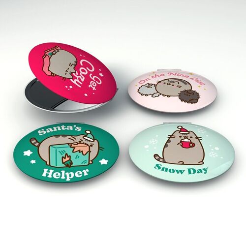 Pusheen the Cat Get ready for Christmas Compact Mirrors