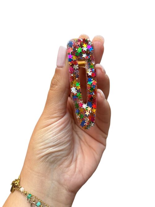 Barrette triangle allongée - STARMANIA