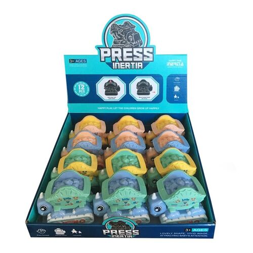 Press and Go Dinosaur Construction Truck