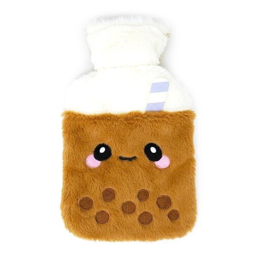 Bubble Tea Foodiemals Hot Water Bottle with Plush Cover