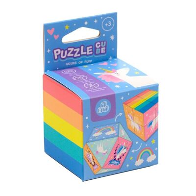 Giocattolo cubo puzzle magico di unicorno