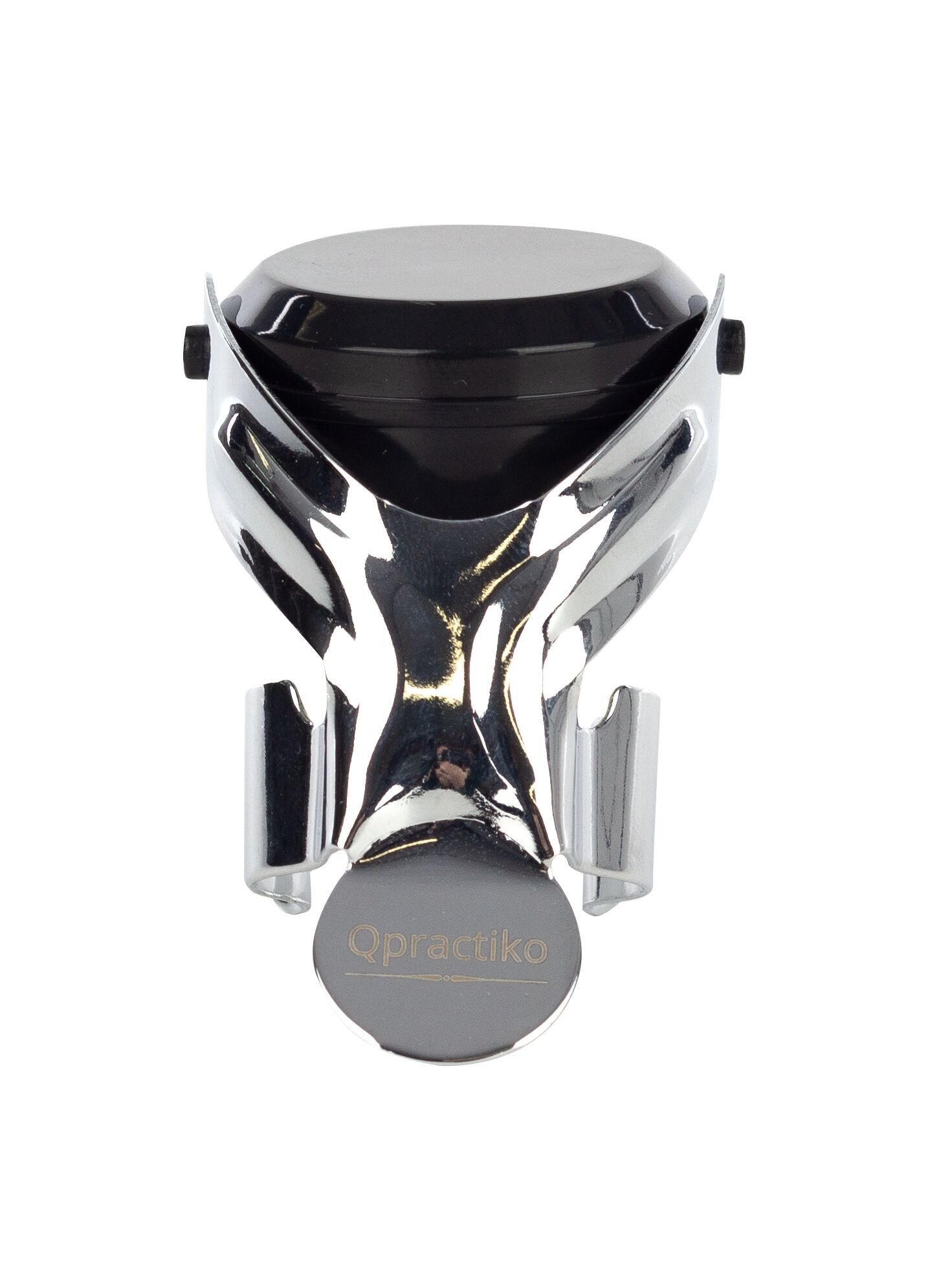 Qpractiko - Universal Twin Stopper for Cava and Wine | Hermetic Preservative | Maintains Bubbles and Flavors | Champagne Stopper, Cava, Wine, Stainless Steel