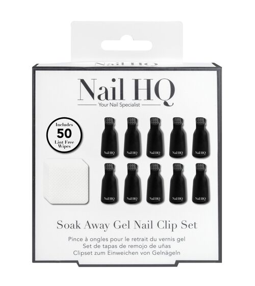 Nail HQ Soak Away Gel Nail Clip Set