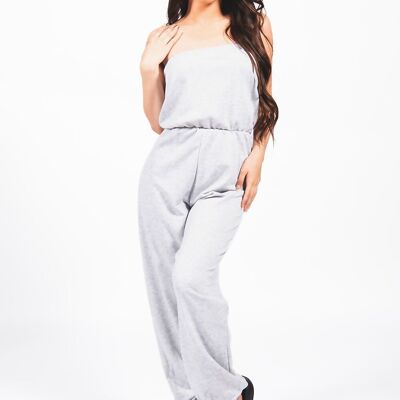 JOB LOT BANDEAU LOUNGE JUMPSUIT-FL0056-JOBLOT