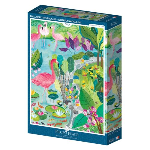 Balade tropicale - Puzzle 500 pièces