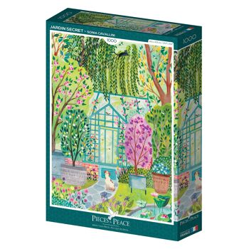 Jardin secret - Puzzle 1000 pièces 1