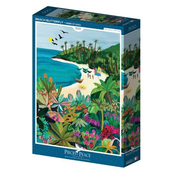 Beach Butterfly - Puzzle 500 pièces 1