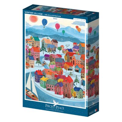 Villaggio invernale - Puzzle da 500 pezzi