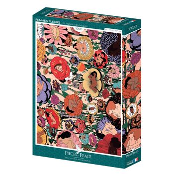 Femmes Fleurs - Puzzle 1000 pièces 1