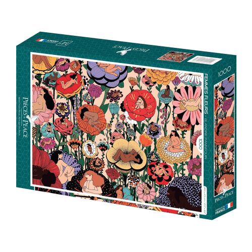 Femmes Fleurs - Puzzle 1000 pièces