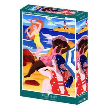 Baignade à la Picasso - Puzzle 1000 pièces 1