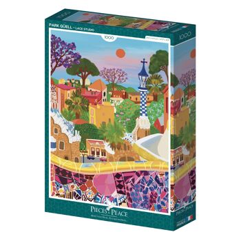 Park Güell - Puzzle 1000 pièces 1