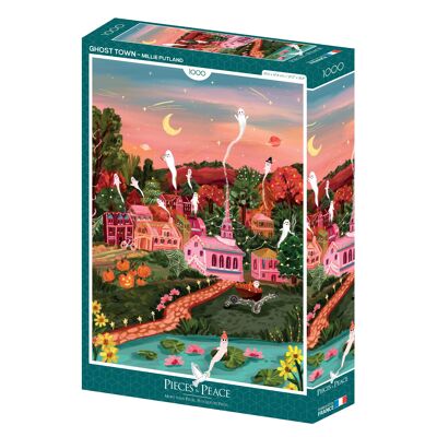 Ciudad de Halloween - Puzzle de 1000 piezas