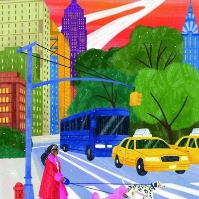 Machen Sie einen Spaziergang in New York – 500-teiliges Puzzle